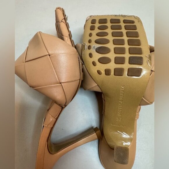 Bottega-Inspired Padded Mules | Light Beige | Size 6 | Chic Minimalist Heel - Picture 16 of 16